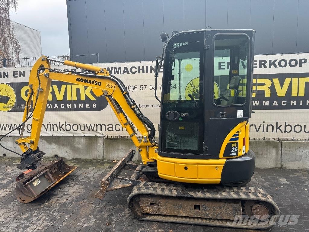 Komatsu PC 26 MR-3 Mini ekskavatörler, 7 tona dek