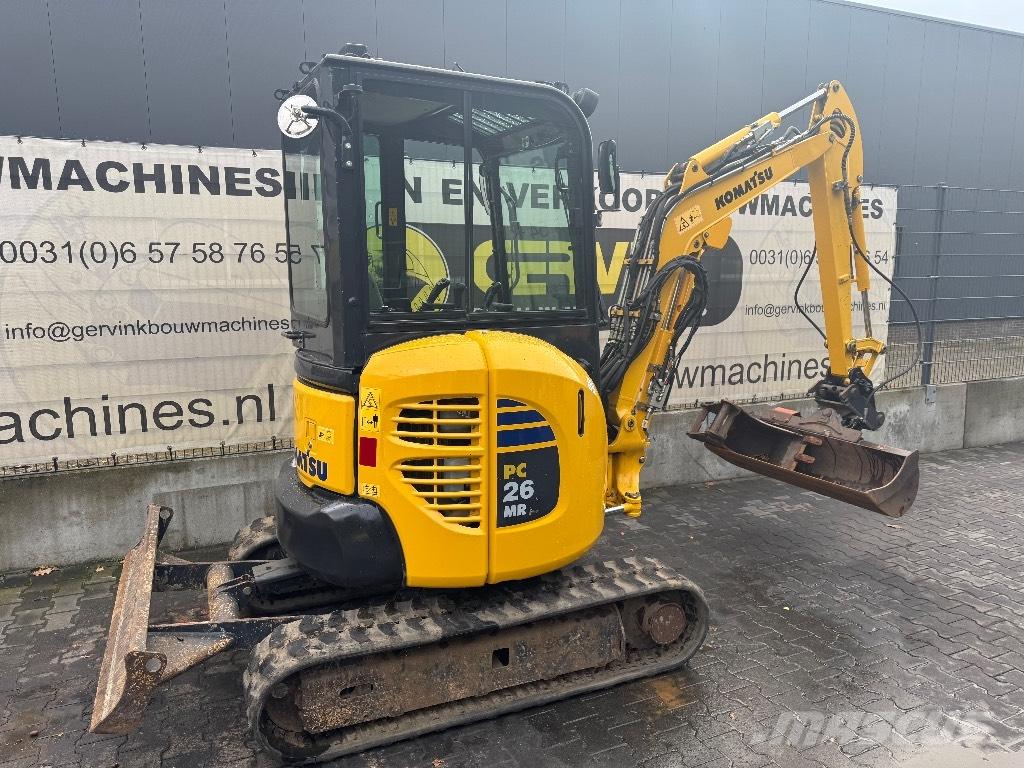 Komatsu PC 26 MR-3 Mini ekskavatörler, 7 tona dek