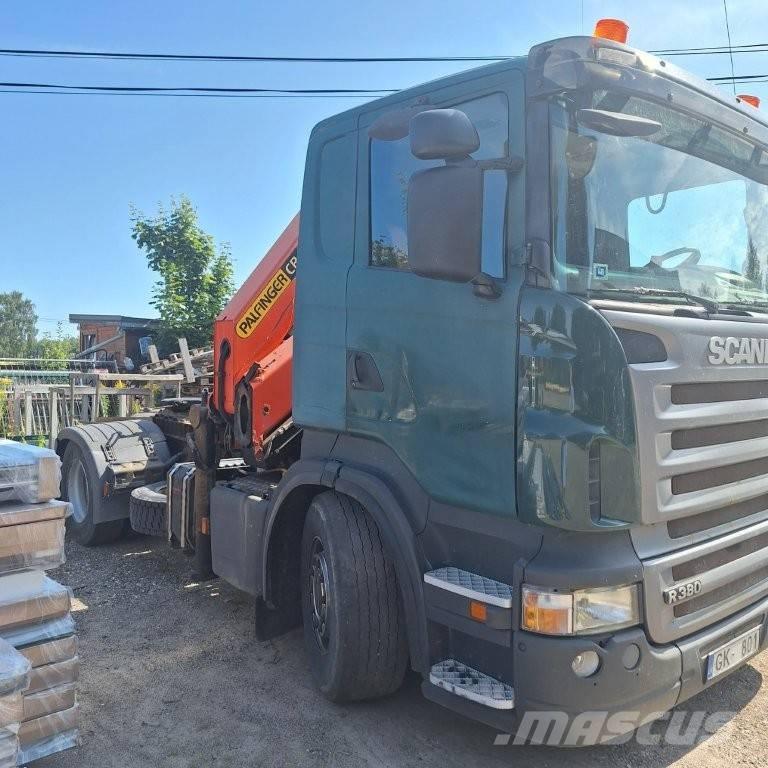 Scania R 380 Araç üzeri vinçler