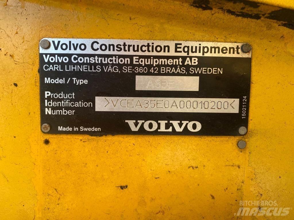Volvo A35E Belden kirma kaya kamyonu
