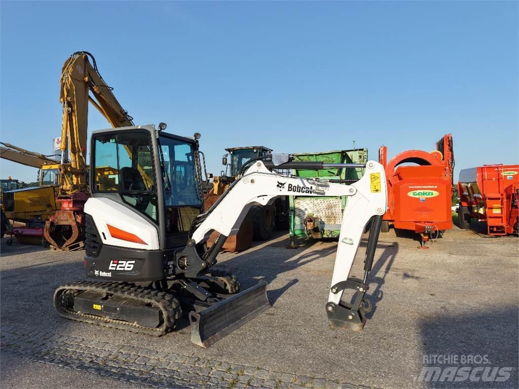 Bobcat E26 Mini ekskavatörler, 7 tona dek