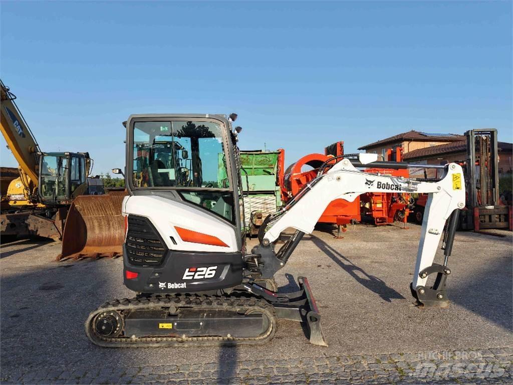 Bobcat E26 Mini ekskavatörler, 7 tona dek