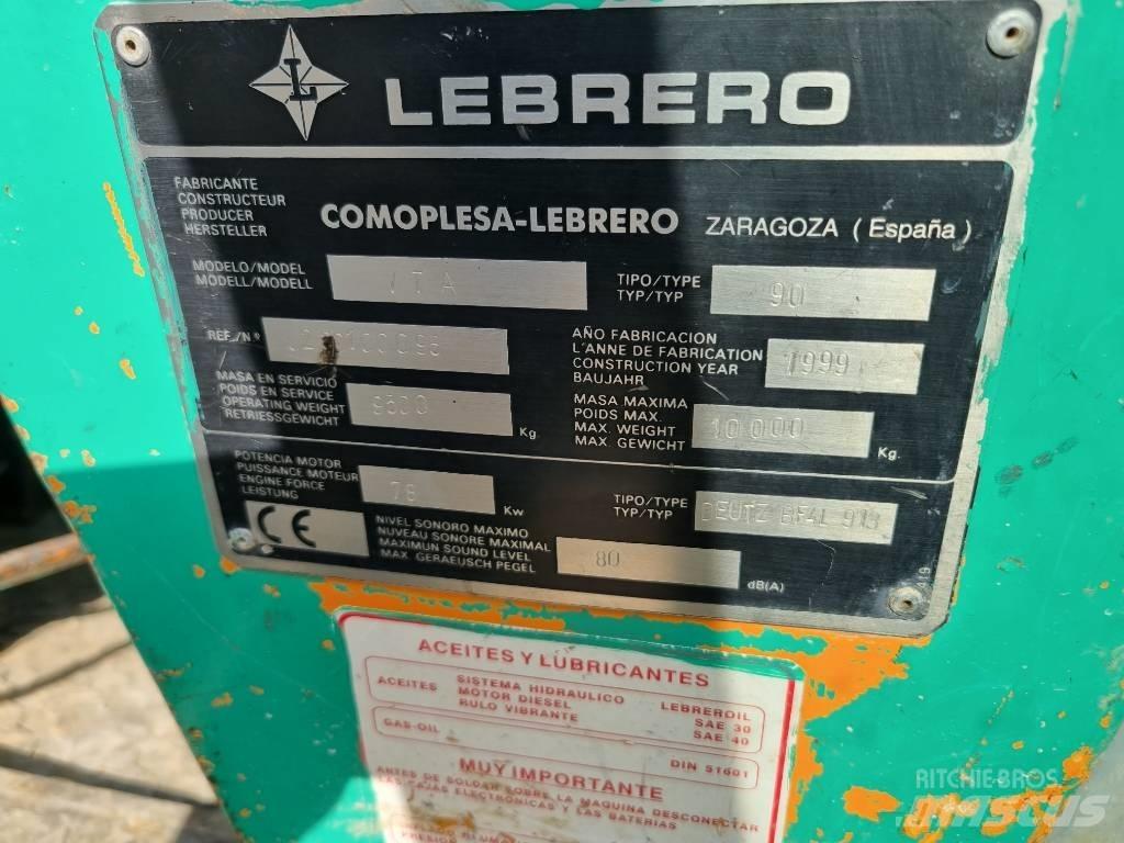 Lebrero VTA90 Çift tamburlu silindirler