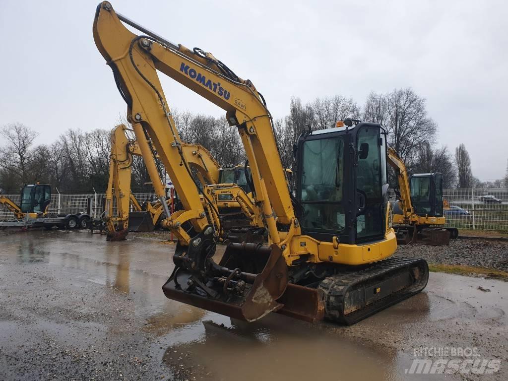 Komatsu PC55MR-5 Mini ekskavatörler, 7 tona dek
