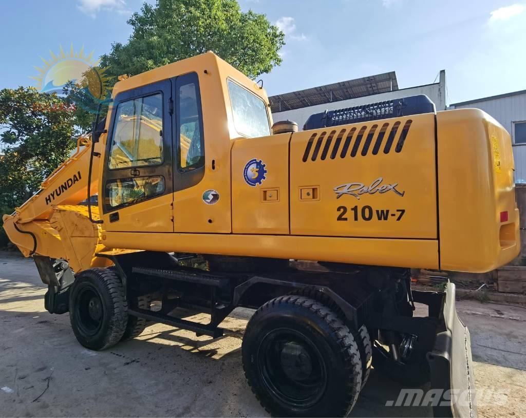 Hyundai robex 210w-7 Lastik tekerli ekskavatörler