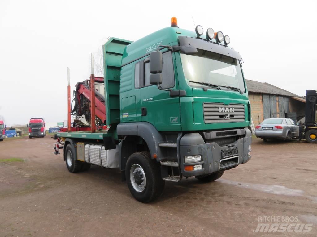 MAN TGA 18.360 Tomruk kamyonlari