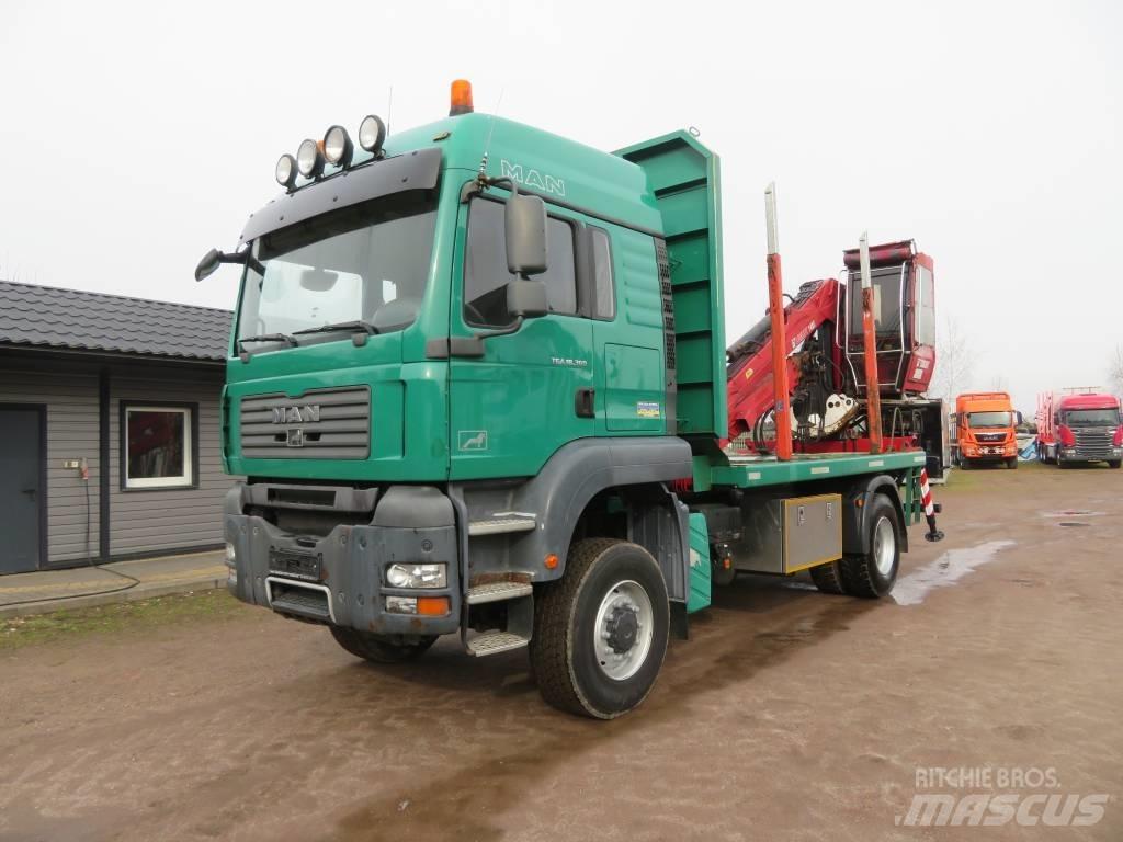 MAN TGA 18.360 Tomruk kamyonlari
