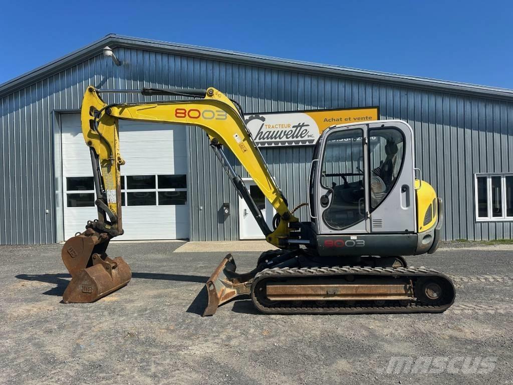Wacker Neuson 8003 Paletli ekskavatörler