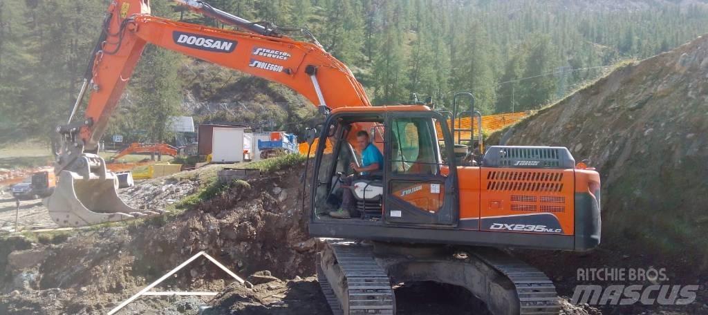 Doosan DX 235 Paletli ekskavatörler