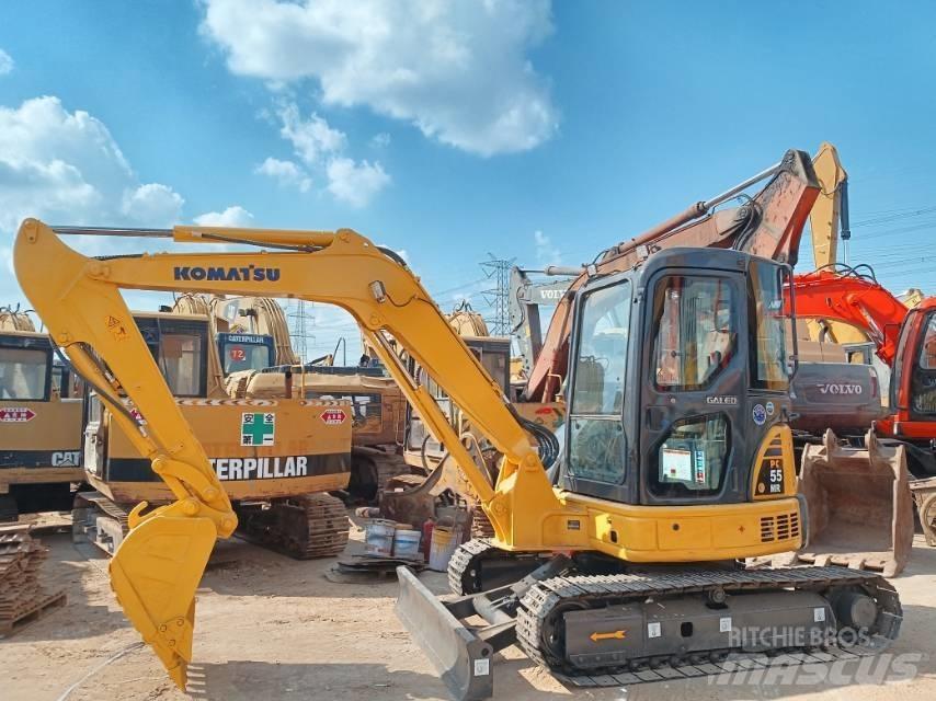 Komatsu PC 55 Mini ekskavatörler, 7 tona dek