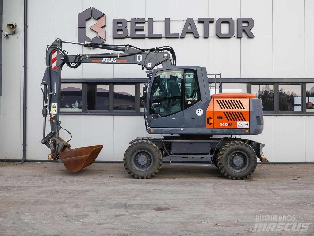 Atlas 140 W Lastik tekerli ekskavatörler