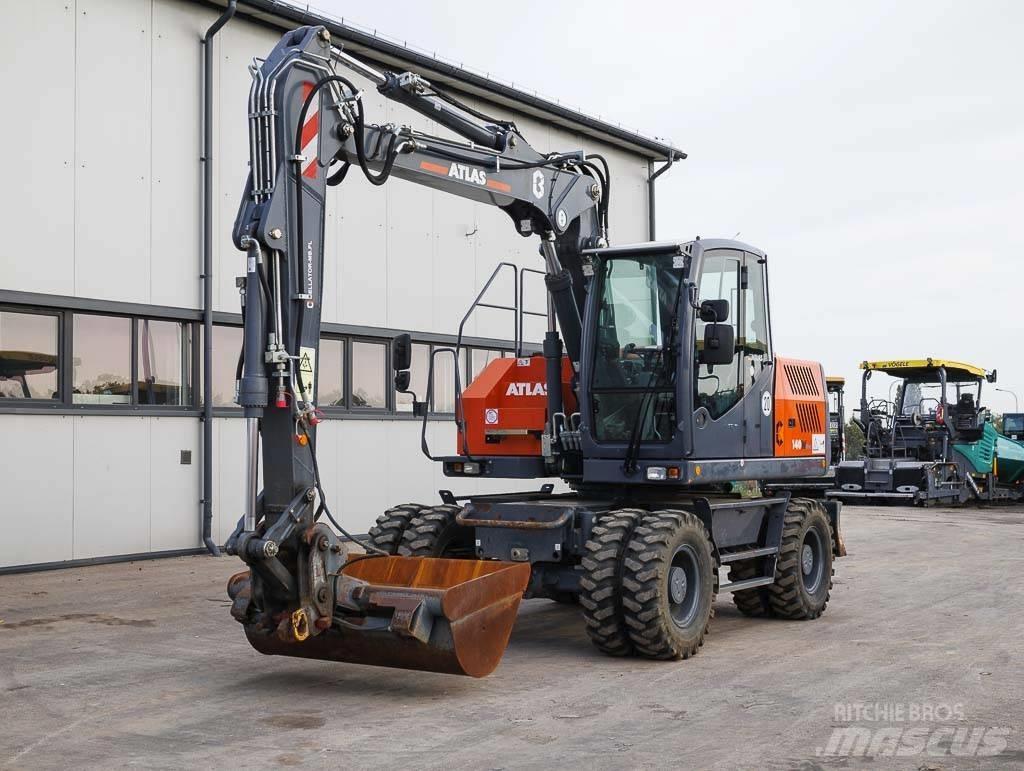 Atlas 140 W Lastik tekerli ekskavatörler