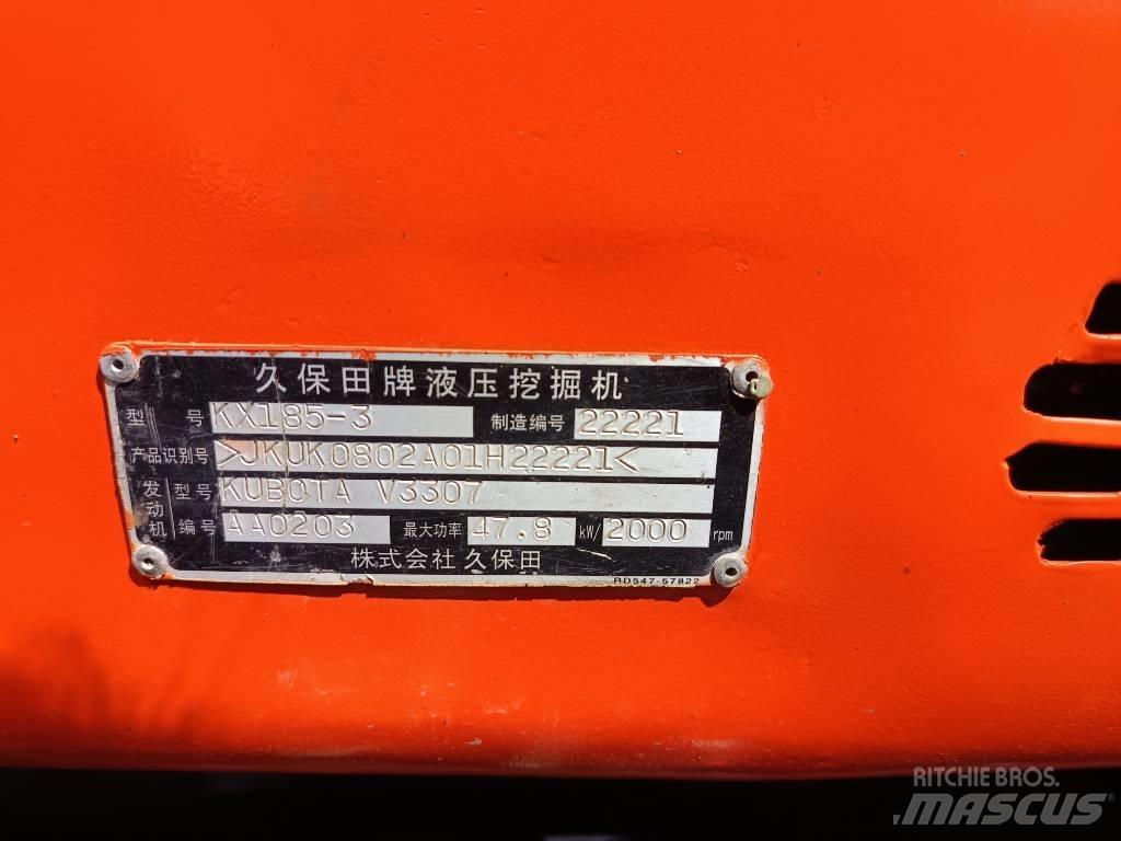 Kubota KX 185 Midi ekskavatörler 7 - 12 t