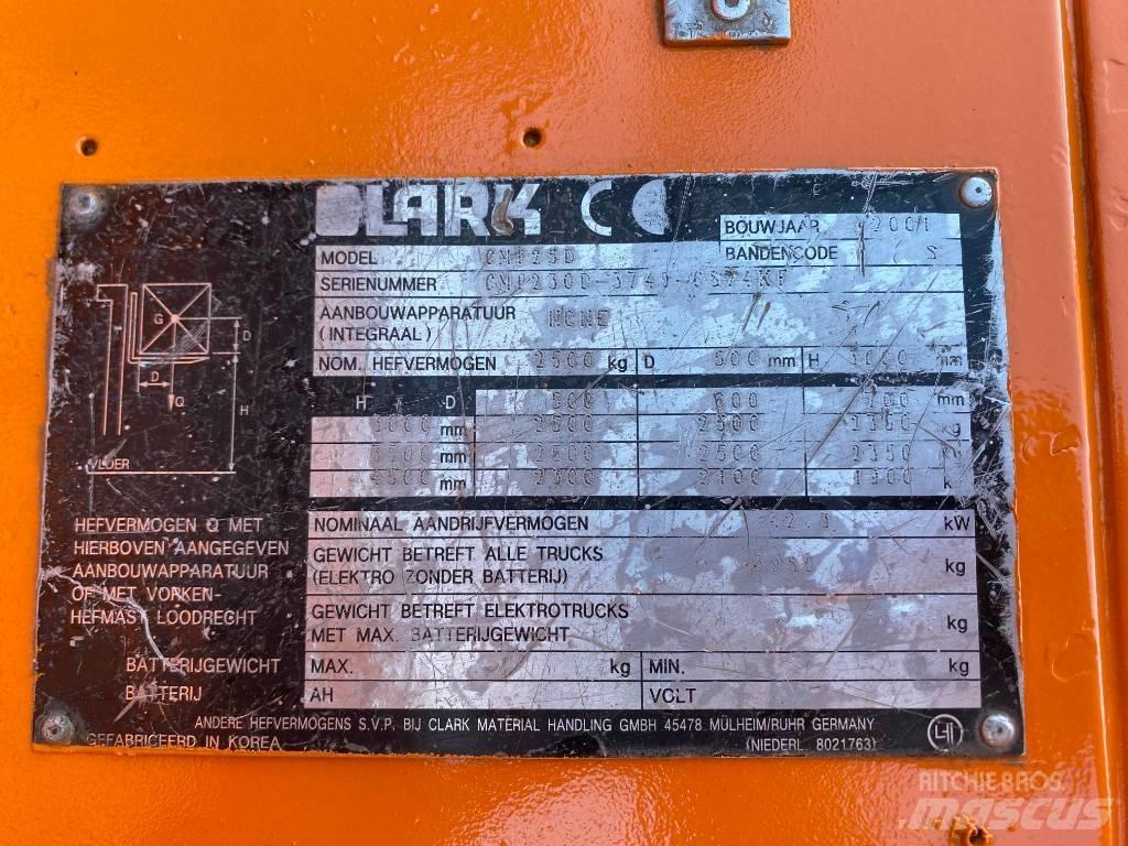 Clark CMP 25 Dizel forkliftler
