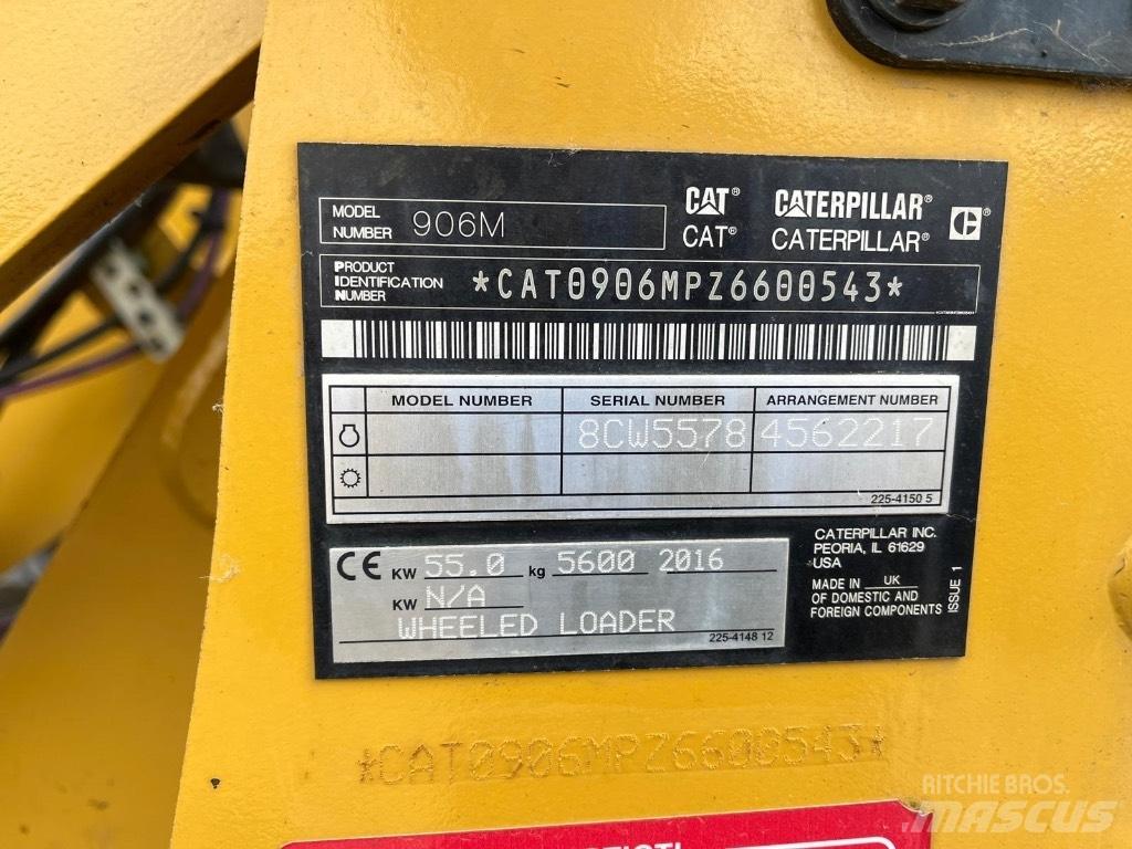 CAT 906M Tekerlekli yükleyiciler