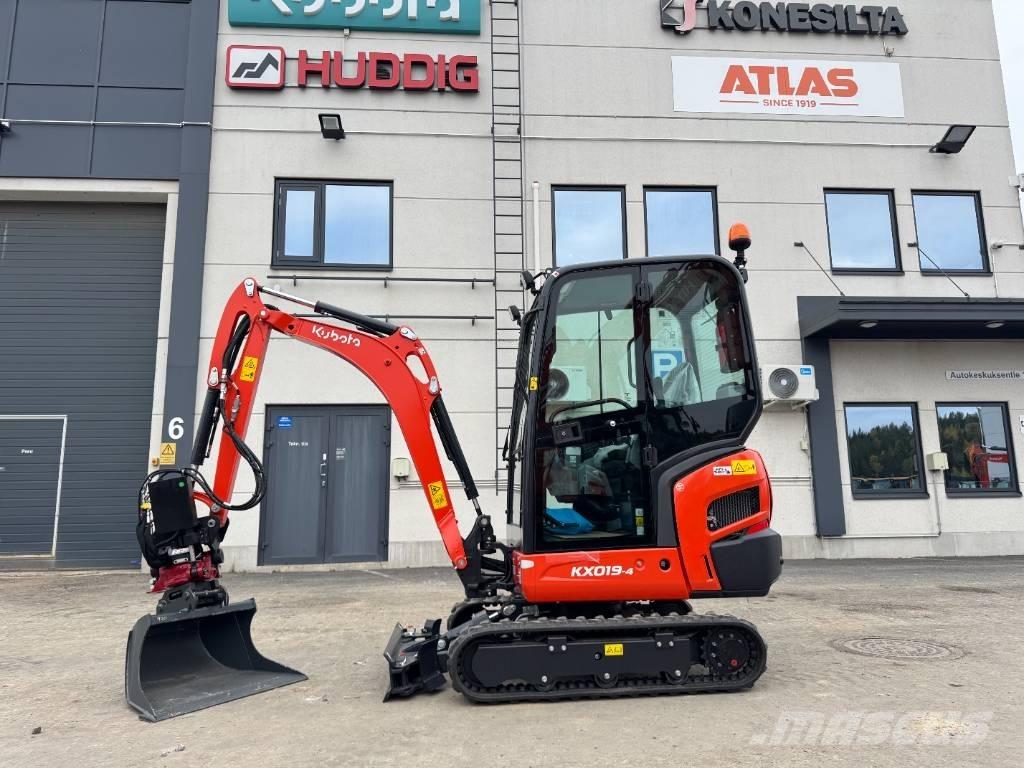 Kubota KX 019-4 Mini ekskavatörler, 7 tona dek