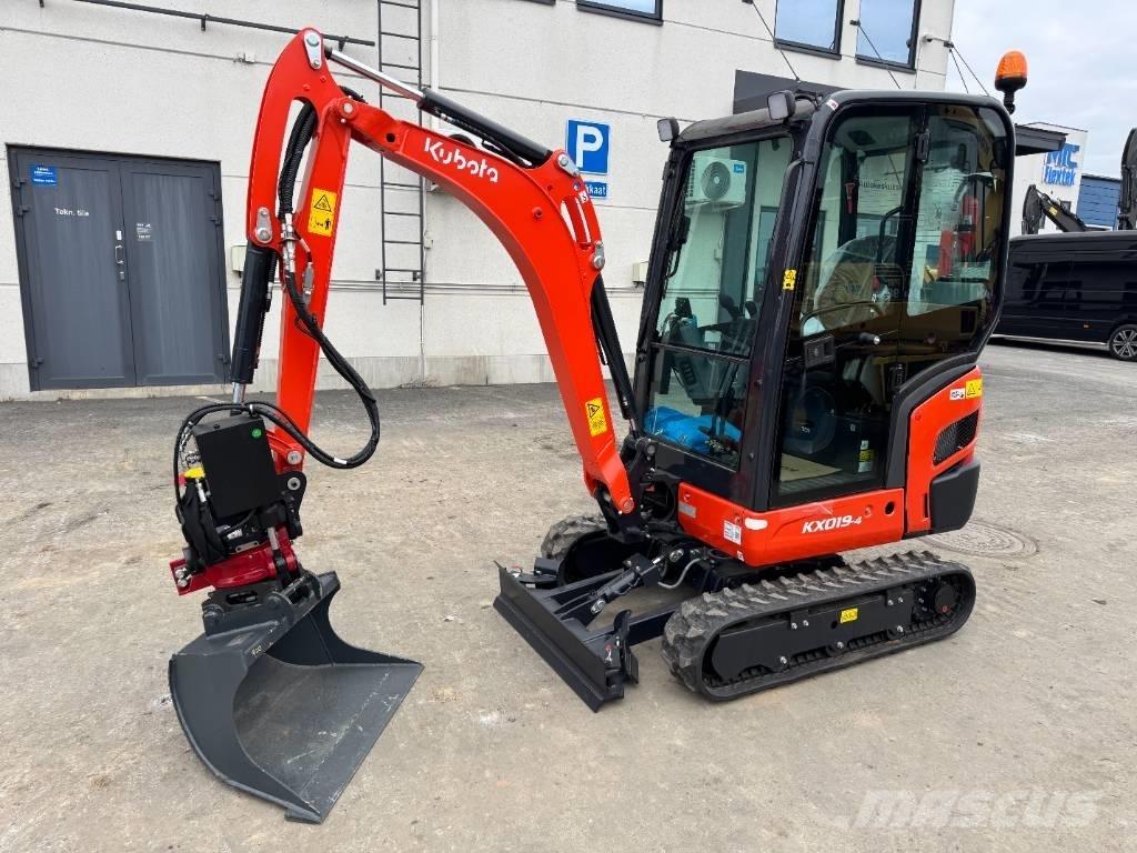 Kubota KX 019-4 Mini ekskavatörler, 7 tona dek