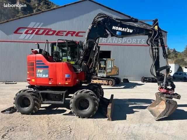 Komatsu PW 118 Lastik tekerli ekskavatörler