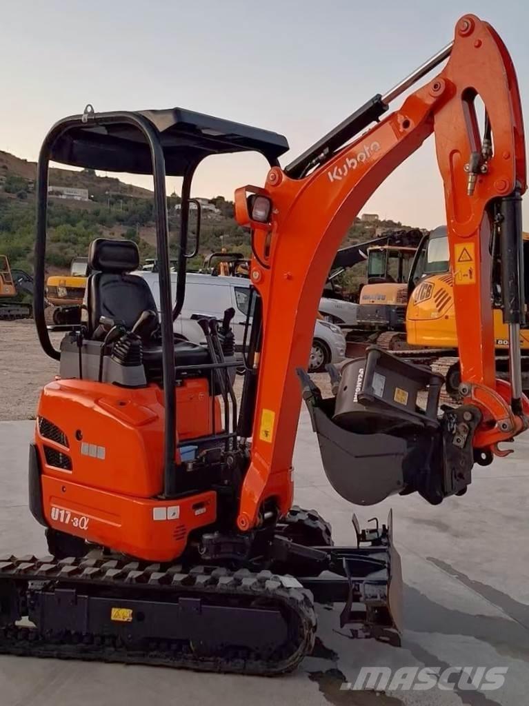 Kubota U17-3a Mini ekskavatörler, 7 tona dek
