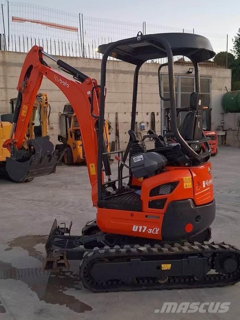 Kubota U17-3a Mini ekskavatörler, 7 tona dek