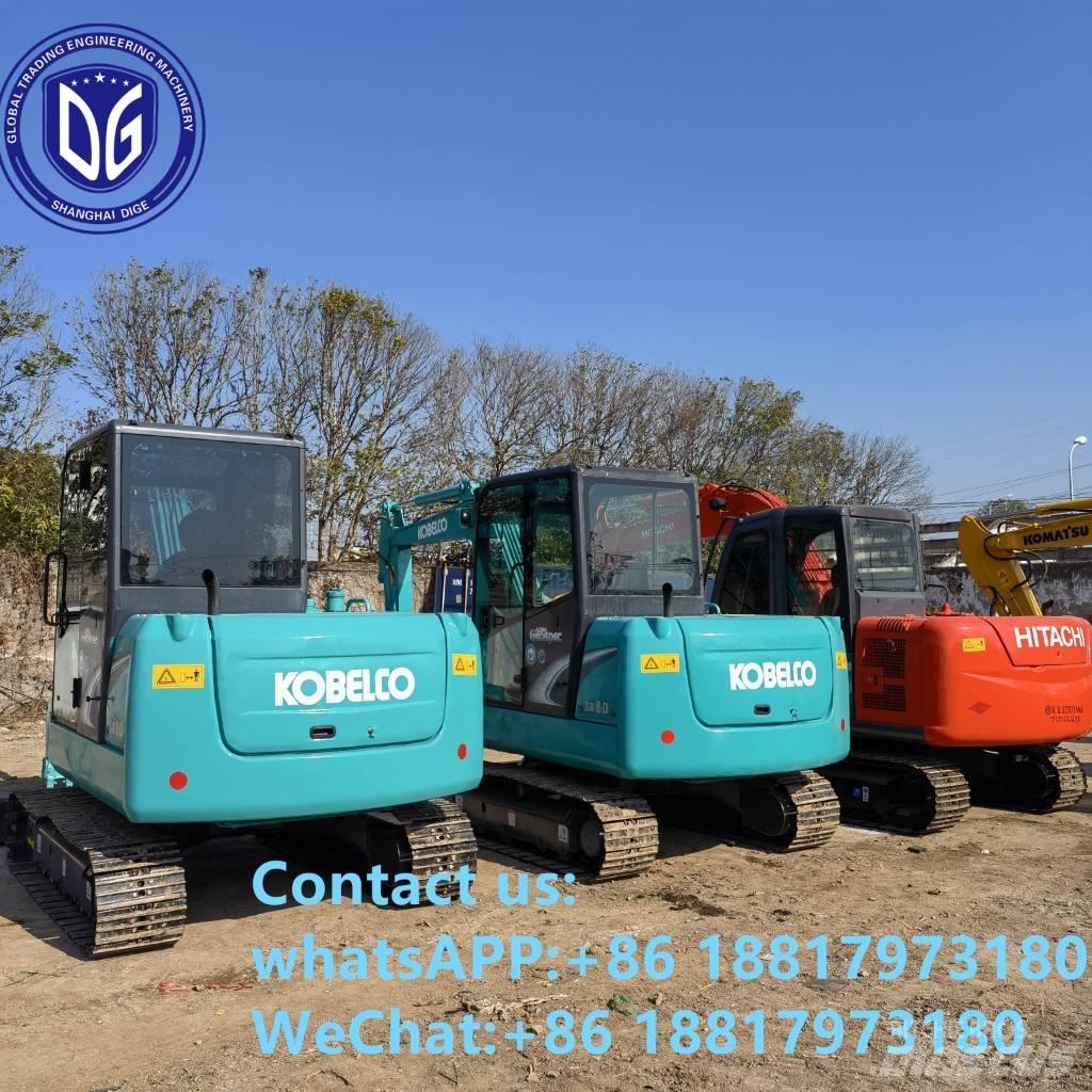 Kobelco SK60-8 Mini ekskavatörler, 7 tona dek