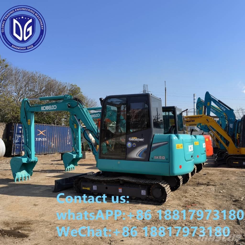Kobelco SK60-8 Mini ekskavatörler, 7 tona dek