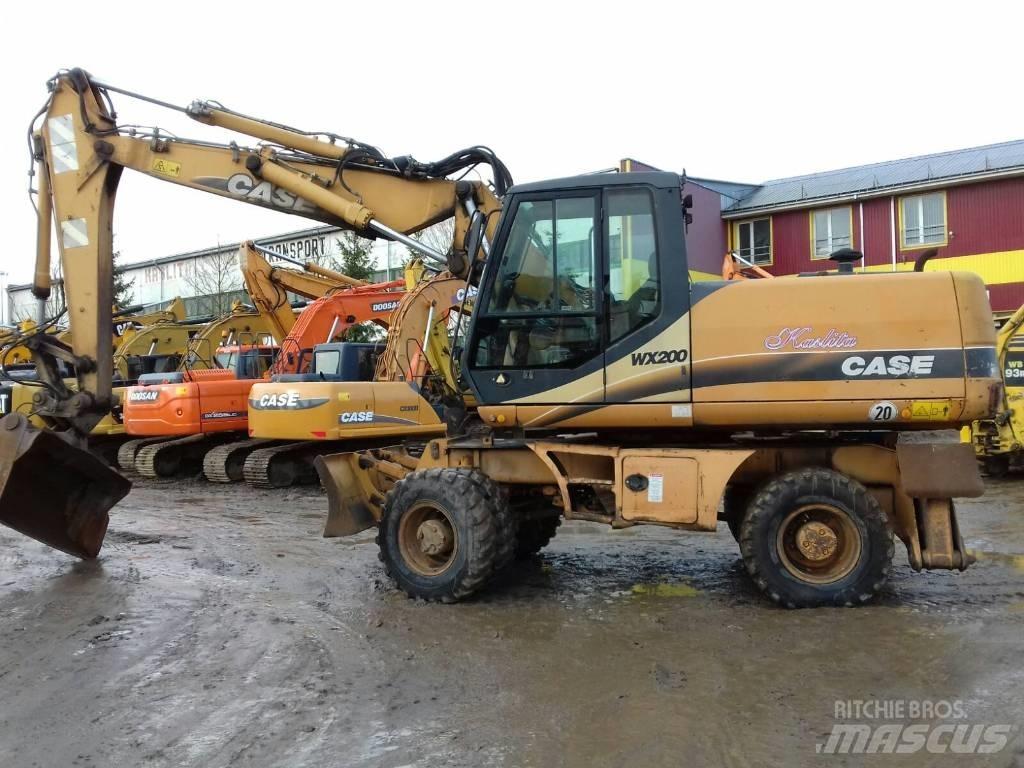 CASE WX 200 Lastik tekerli ekskavatörler