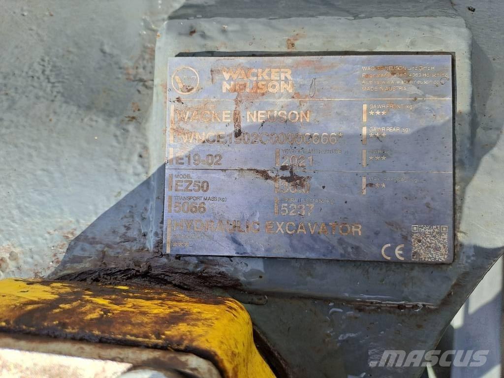 Wacker Neuson EZ50 Paletli ekskavatörler