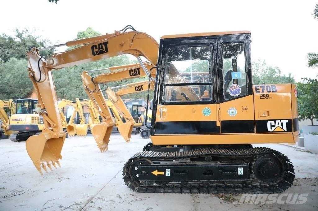 CAT E 70 B Mini ekskavatörler, 7 tona dek