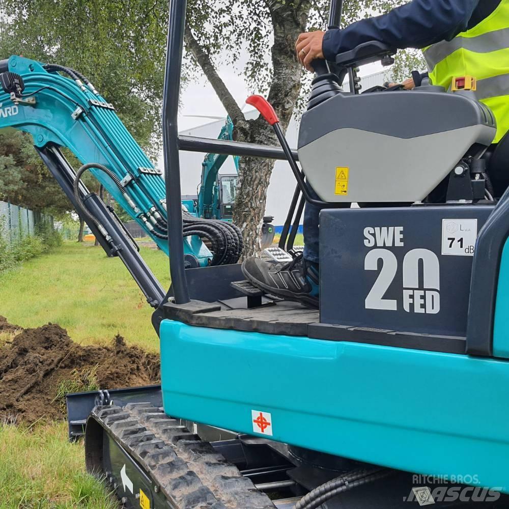 Sunward SWE20FED Mini ekskavatörler, 7 tona dek