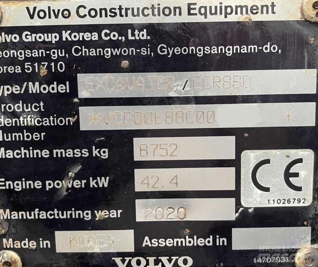 Volvo ECR 88 D Pro Midi ekskavatörler 7 - 12 t