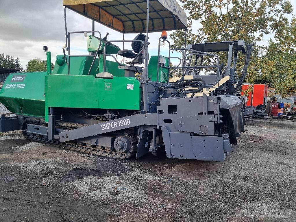 Vögele super 1800 Asfalt sericiler