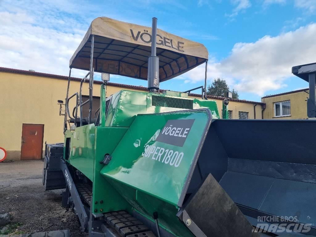Vögele super 1800 Asfalt sericiler