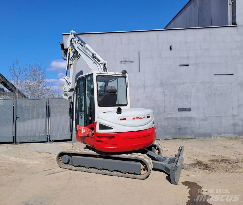 Takeuchi TB260 Mini ekskavatörler, 7 tona dek