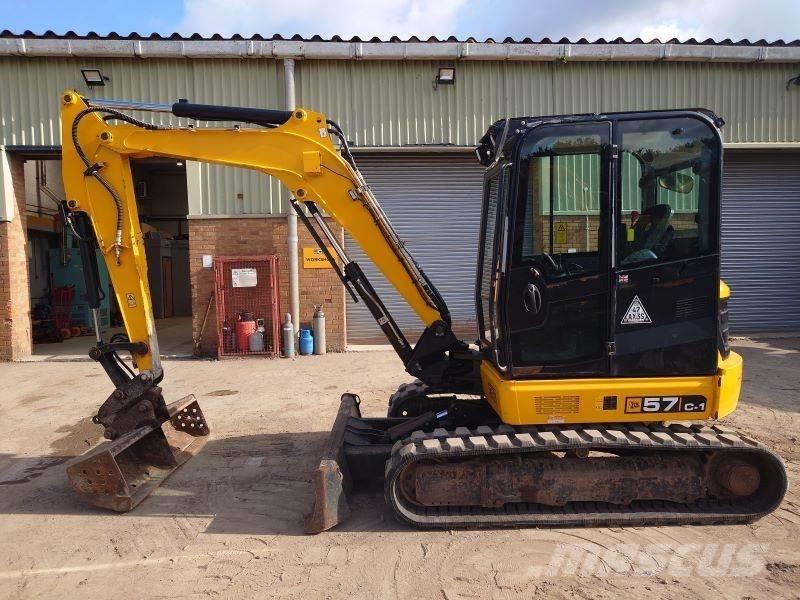 JCB 57 C-1 Mini ekskavatörler, 7 tona dek