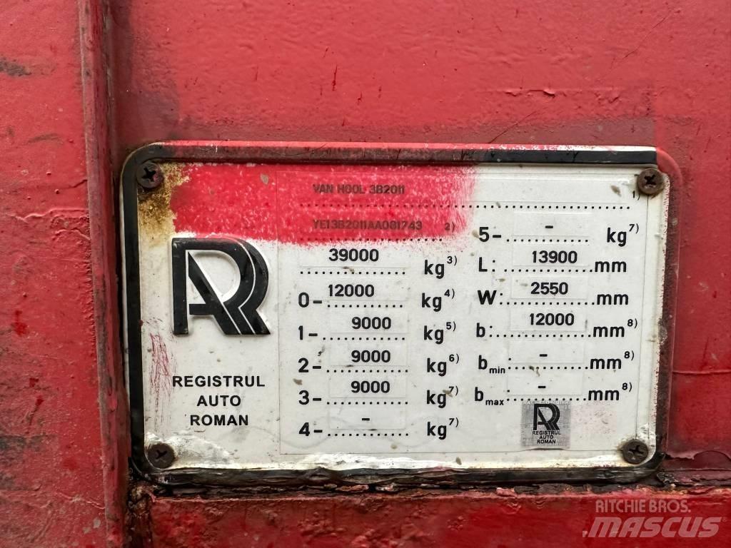 Van Hool 3 Axle Low loader yari çekiciler