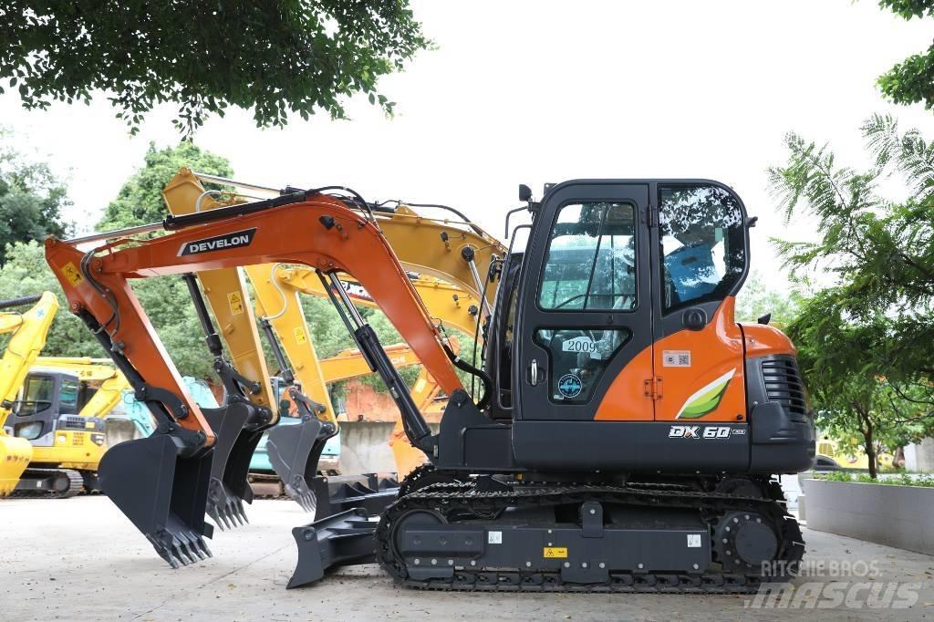 Doosan DX 60-10 Mini ekskavatörler, 7 tona dek