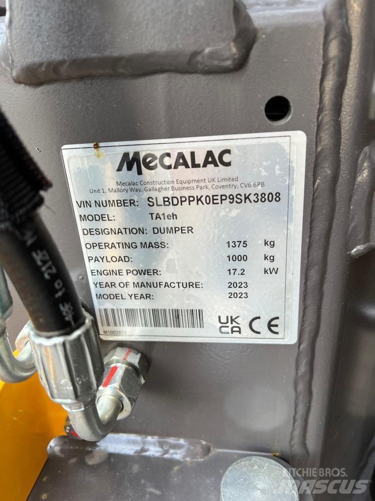 Mecalac TA 1 EH Belden kirma kaya kamyonu