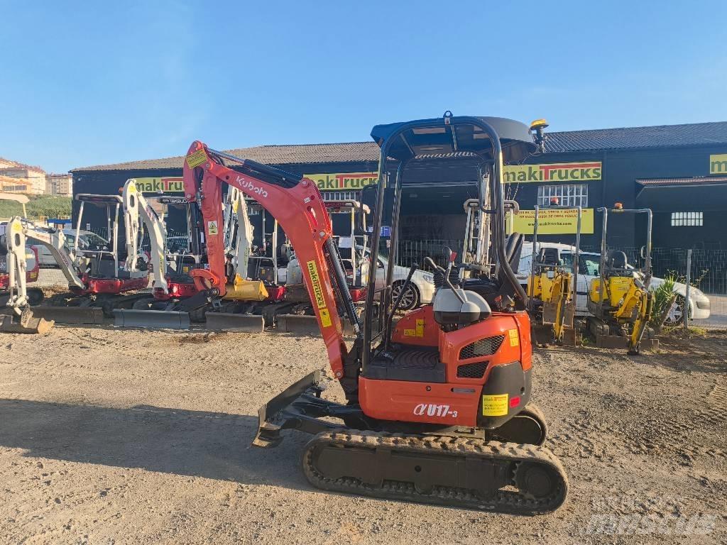 Kubota U 17-3 Mini ekskavatörler, 7 tona dek