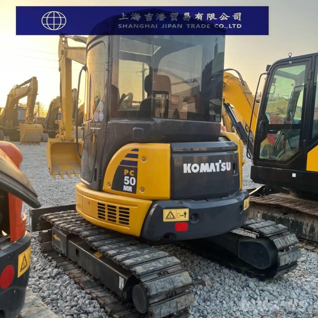 Komatsu PC 50 MR Mini ekskavatörler, 7 tona dek