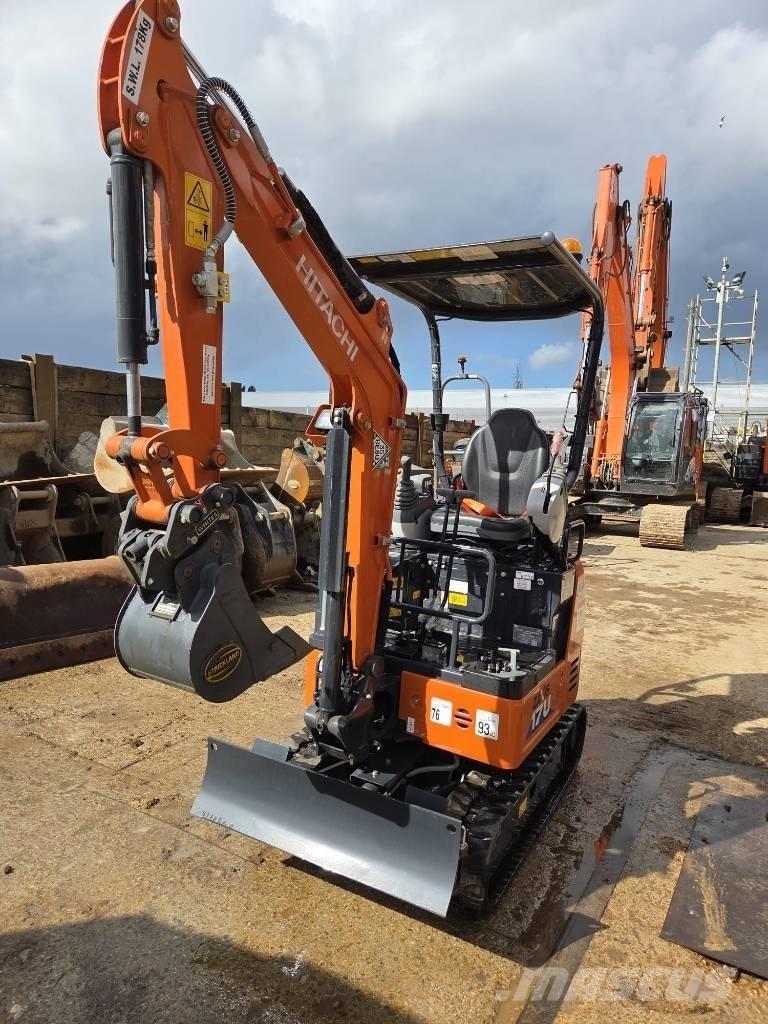 Hitachi ZX 17 U-6 Mini ekskavatörler, 7 tona dek