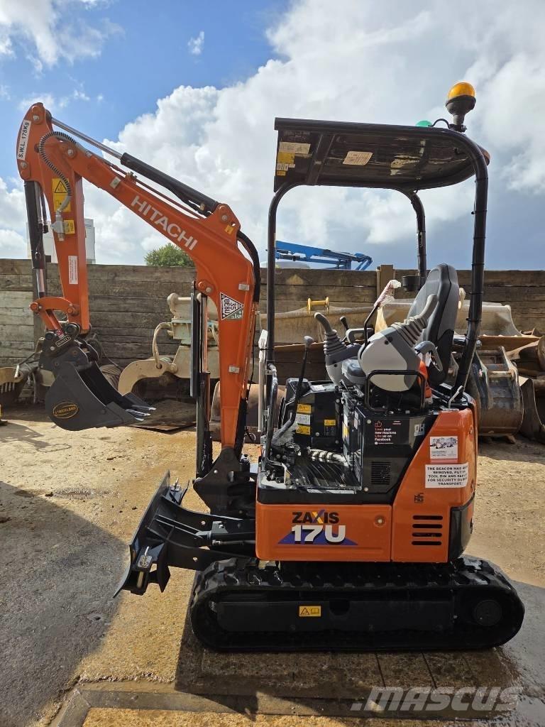 Hitachi ZX 17 U-6 Mini ekskavatörler, 7 tona dek
