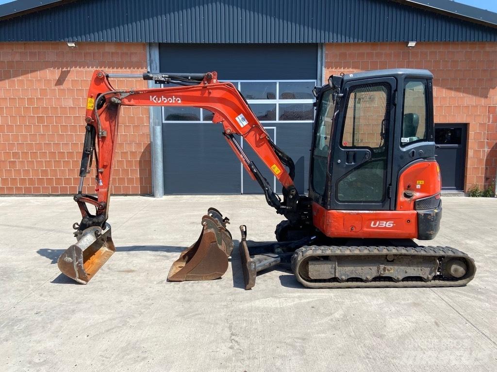 Kubota U 36-4 Mini ekskavatörler, 7 tona dek