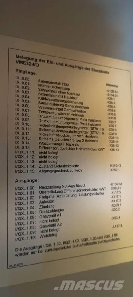 MWM TBG 620 V16 K Gaz Jeneratörleri