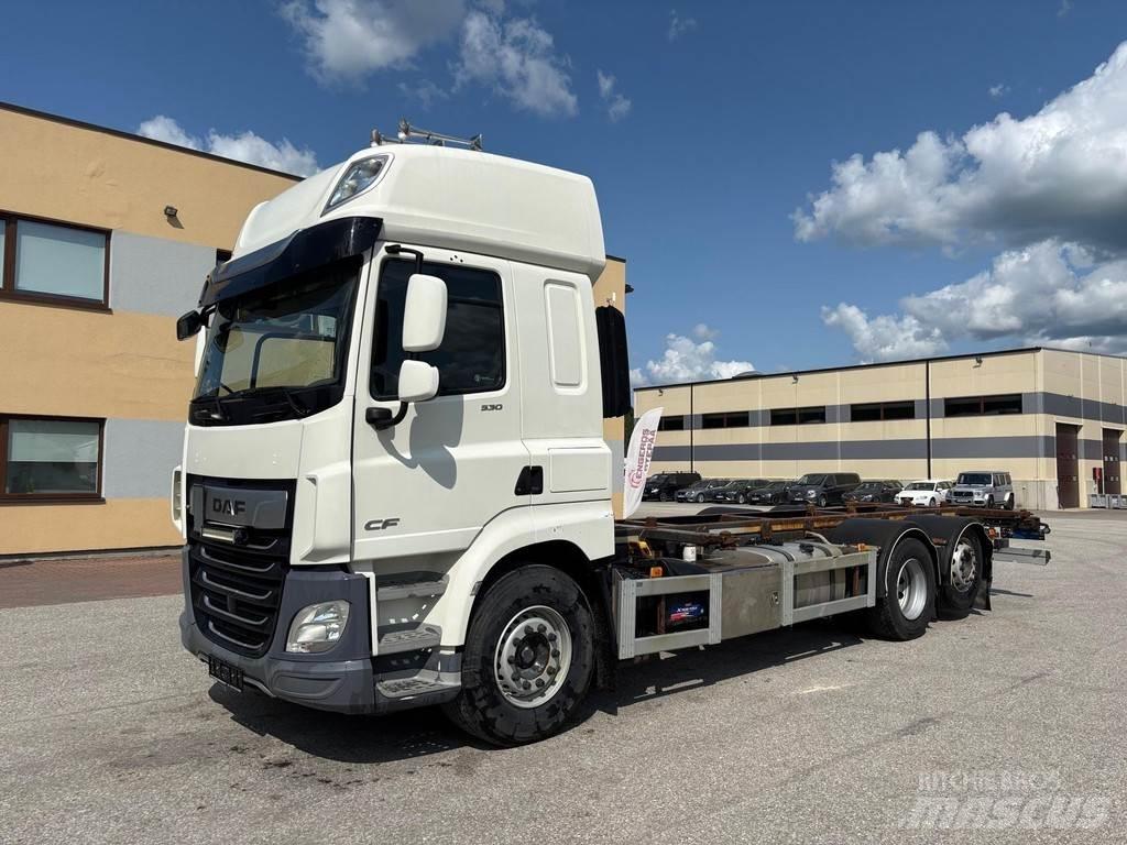 DAF CF 530 6x2 + BDF Römorklar, konteyner