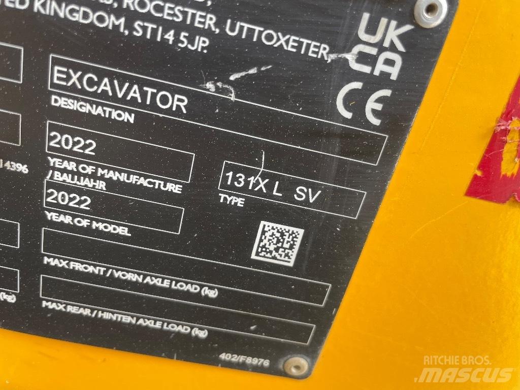 JCB 131 X Paletli ekskavatörler