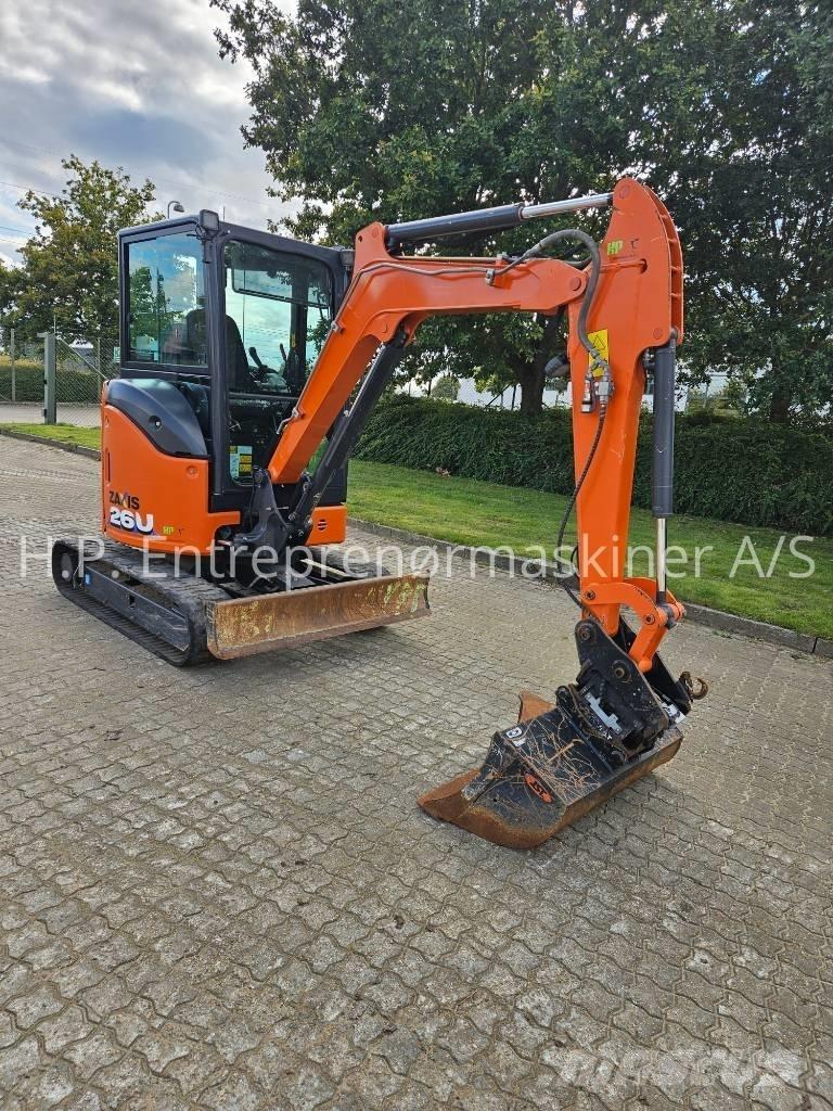 Hitachi ZX 26 U-6 CR Mini ekskavatörler, 7 tona dek