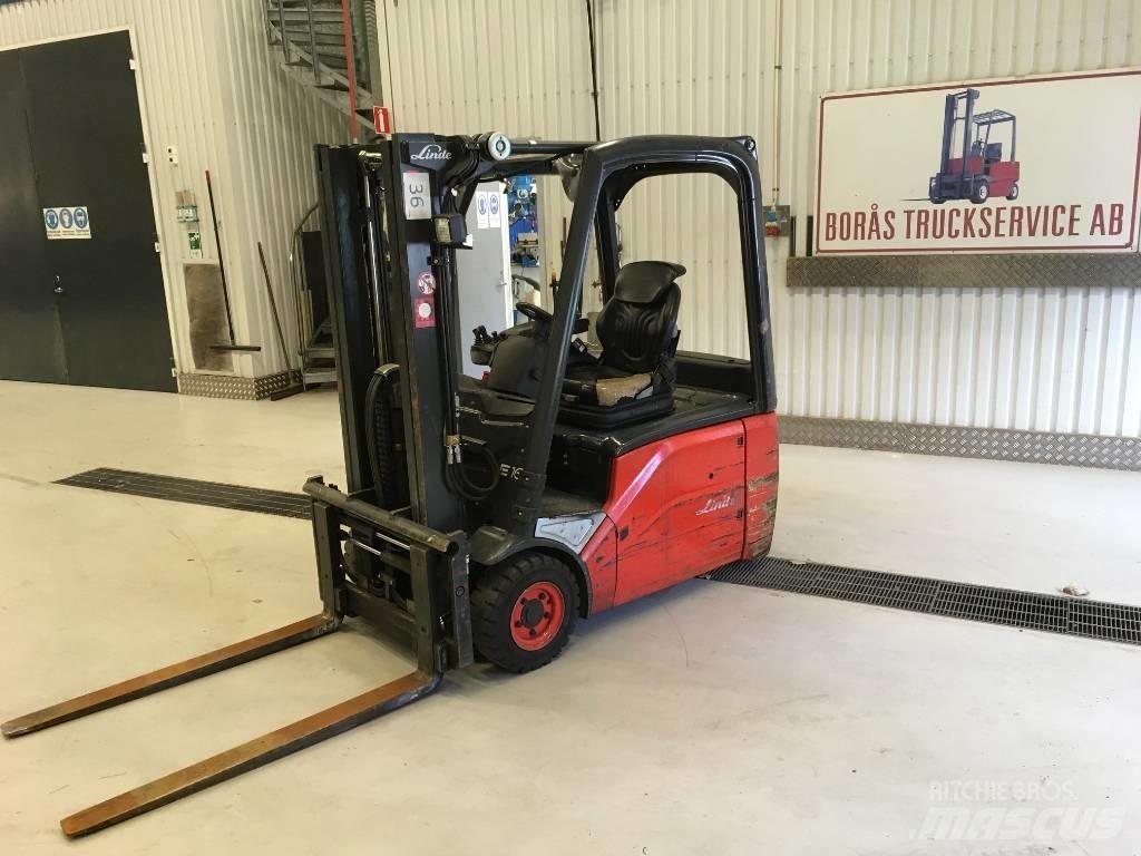 Linde E16 Elektrikli forkliftler