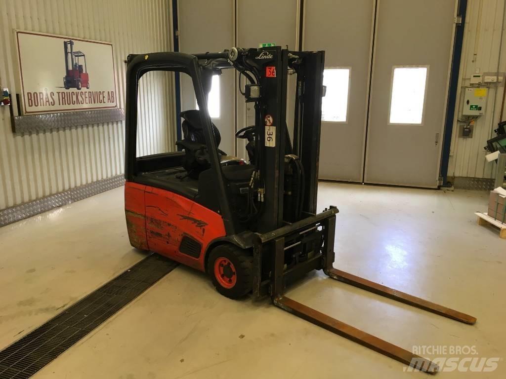 Linde E16 Elektrikli forkliftler