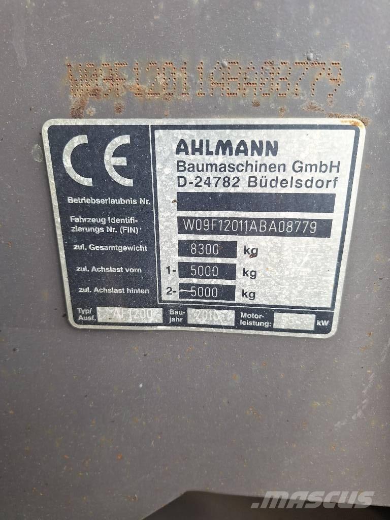 Ahlmann AF 1200 Tekerlekli yükleyiciler